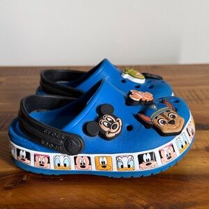 Crocs Kids Toddler Blue Mickey Mouse Clogs